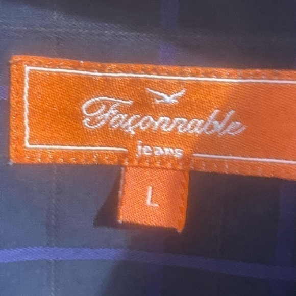 Faconnable Men’s Large Long Sleeve‎ Button Down Shirt - Picture 4 of 8